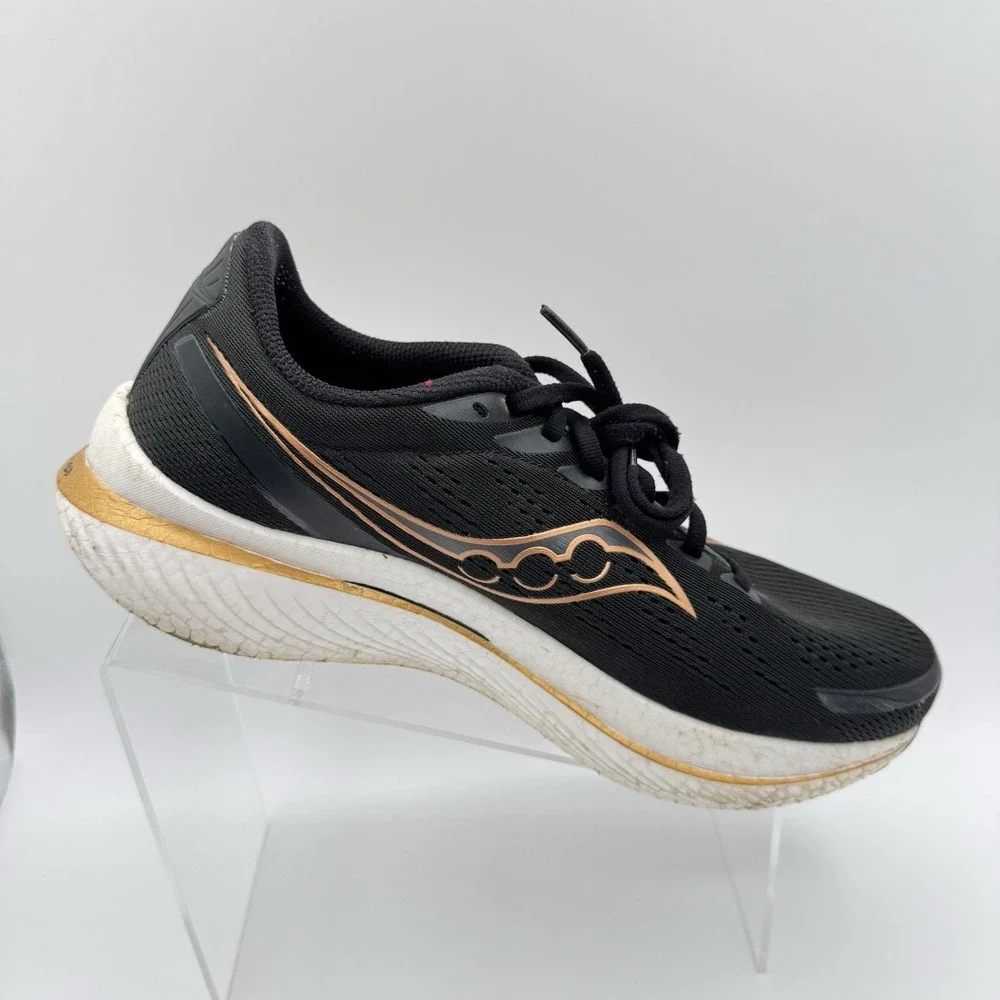 Saucony Endorphin Speed 3 Black Gold Running Shoes Mens 10.5 S20756-10